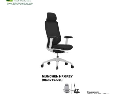Kursi Kantor UNO tipe Munchen HR Black