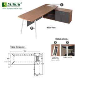 Meja Kantor Donati tipe Herren MG