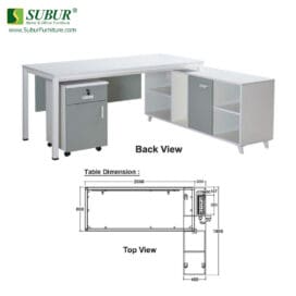Meja Kantor Donati tipe Uvixo DR