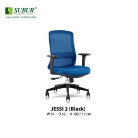Kursi Kantor Donati tipe Jessi 2 (Black)