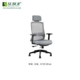 Kursi Kantor Donati tipe Jessi 1 (Black)