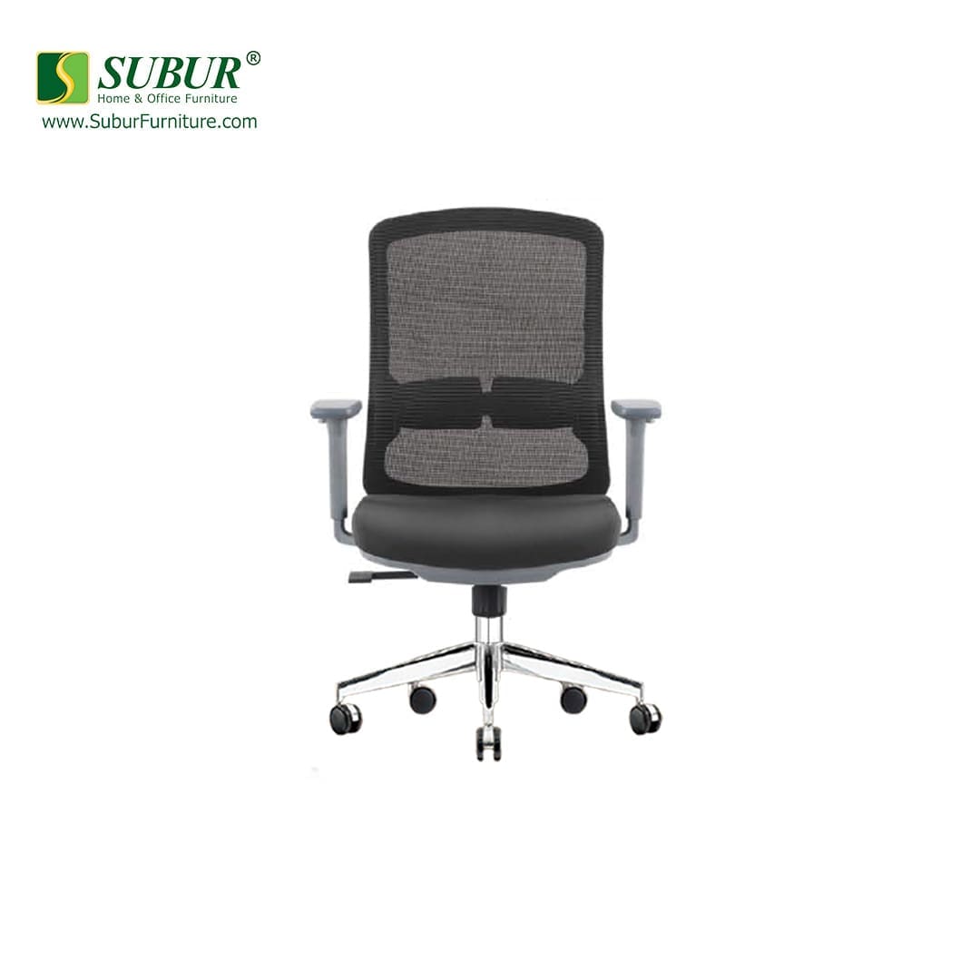 Kursi Kantor Donati tipe Jessi 2 AL (Grey)