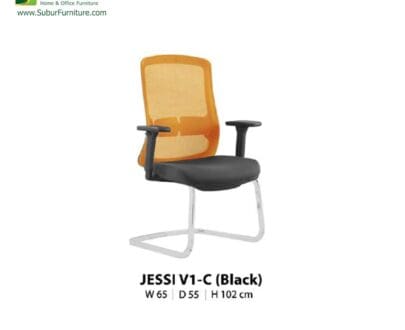 Kursi Hadap Donati tipe Jessi V1-C (Black)