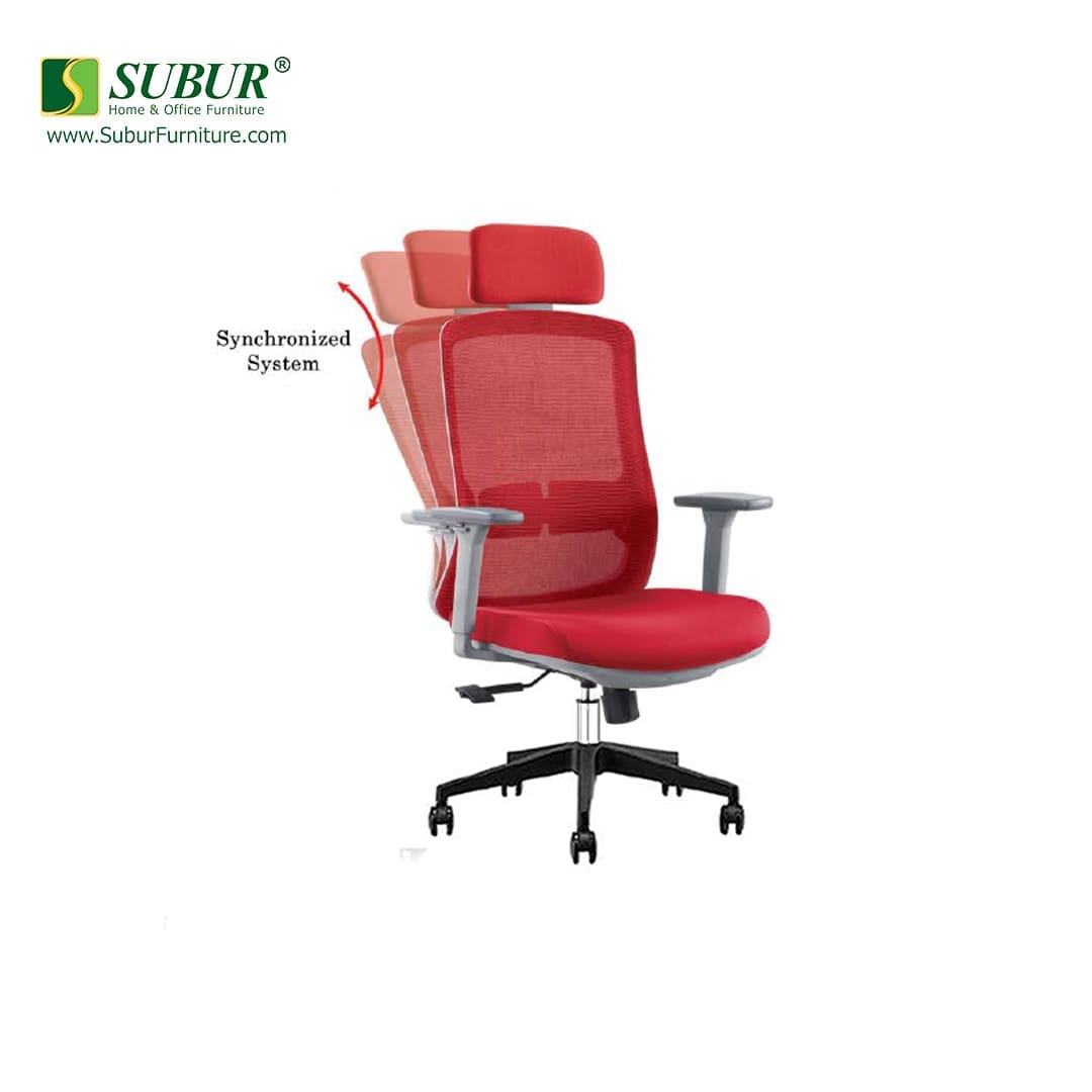 Kursi Kantor Donati tipe Jessi 1 (Grey)