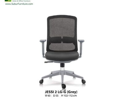 Kursi Kantor Donati tipe Jessi 2 (Grey)
