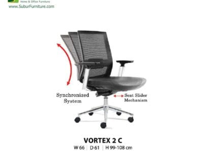 Kursi Kantor Donati tipe Vortex 2 C