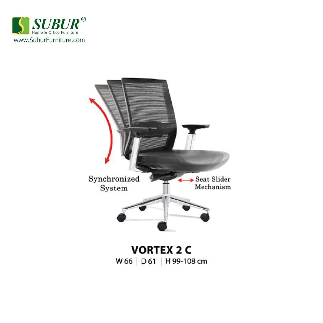 Kursi Kantor Donati tipe Vortex 2 C