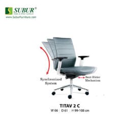 Kursi Kantor Donati tipe Titav 2 C