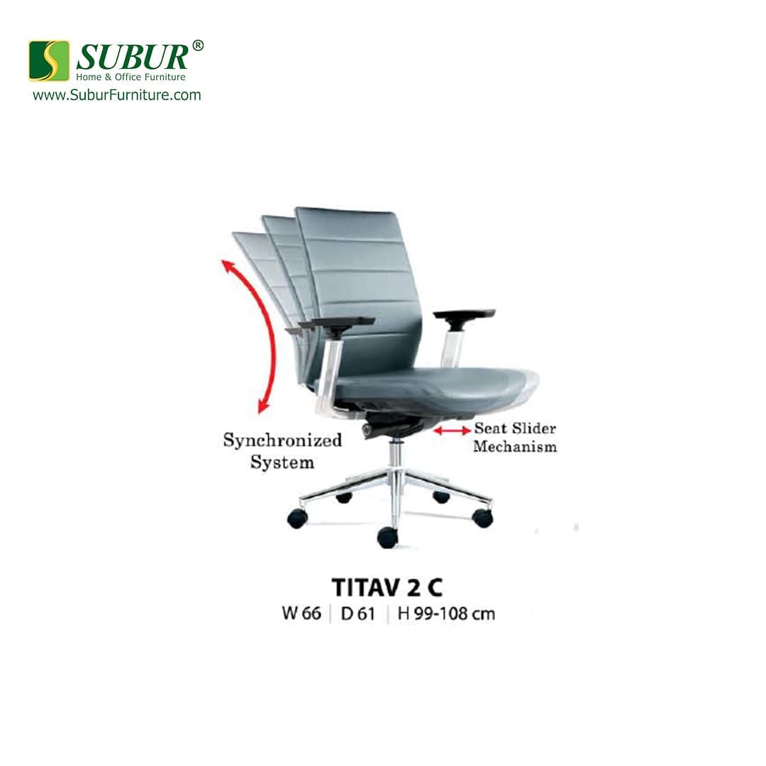 Kursi Kantor Donati tipe Titav 2 C