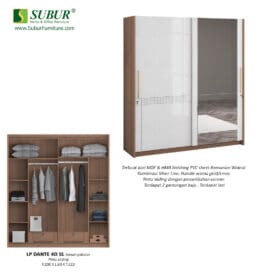 Lemari Pakaian Siantano tipe LP Dante 4D SL