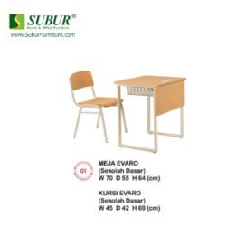 Meja Sekolah Indachi Tipe Evaro SD