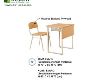 Meja Sekolah Indachi Tipe Evaro SMP
