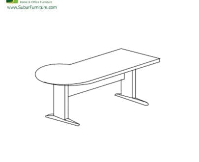Meja Kantor Arkadia type NSP 9020