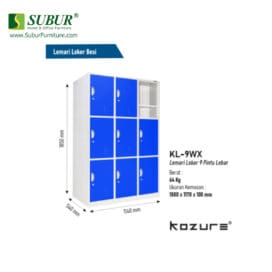 Loker 9 Pintu Kozure tipe KL-9WX