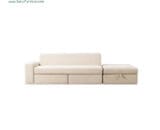 Sofa L Bebe type Shiroi