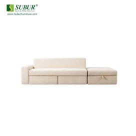 Sofa L Bebe type Shiroi