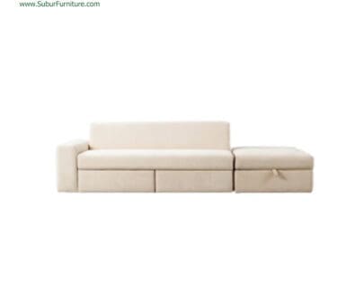Sofa L Bebe type Shiroi