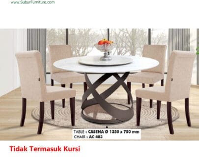 Meja Makan Aveda tipe Casena