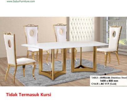 Meja Makan Aveda tipe Avellia