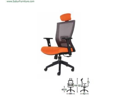 Kursi Kantor Savello tipe Electron HT1