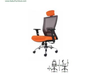 Kursi Kantor Savello tipe Electron HT1P