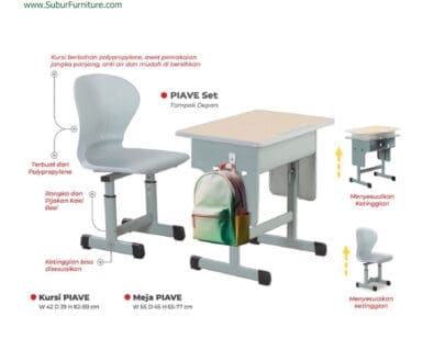 Kursi & Meja Sekolah Donati Tipe Piave