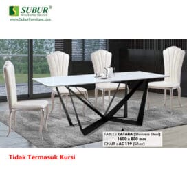 Meja Makan Aveda tipe Catara