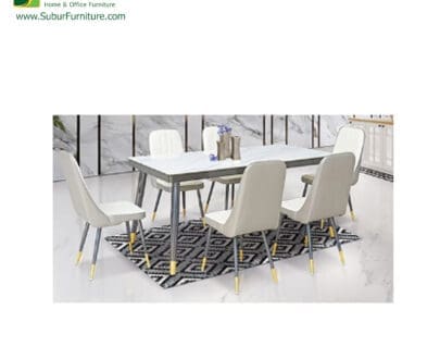 Meja Makan Meta Gold tipe Wisconsin