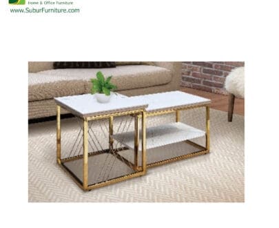 Meja Coffee Meta Gold tipe BOONE