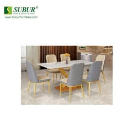 Meja Makan Meta Gold tipe Jave