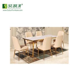 Meja Makan Meta Gold tipe Arkana