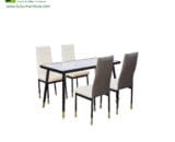 Meja Makan Meta Gold tipe New York