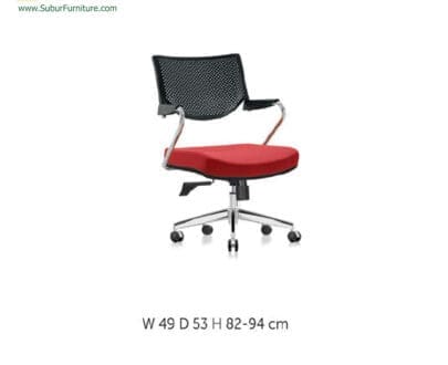 Kursi Kantor Donati tipe Bistro 1 AL WA (Black)