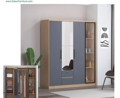 Lemari Pakaian Sanfelo tipe Cena WD 4P SW