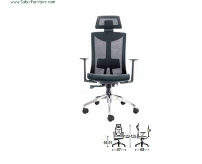 Kursi Kantor Savello tipe Vivaro HCA