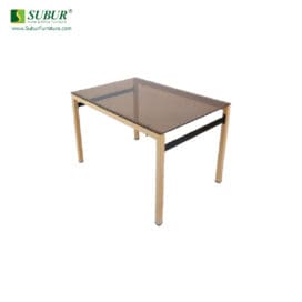 Meja Makan Sunrise tipe Kaca Tempered 128 A