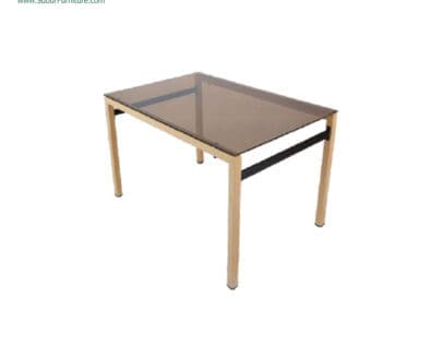 Meja Makan Sunrise tipe Kaca Tempered 128 A
