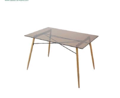 Meja Makan Sunrise tipe Kaca Tempered 128 B