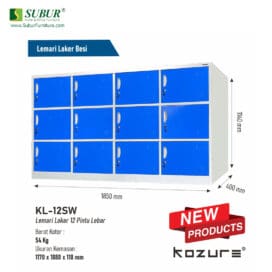 Loker 12 Pintu Kozure tipe KL-12SW