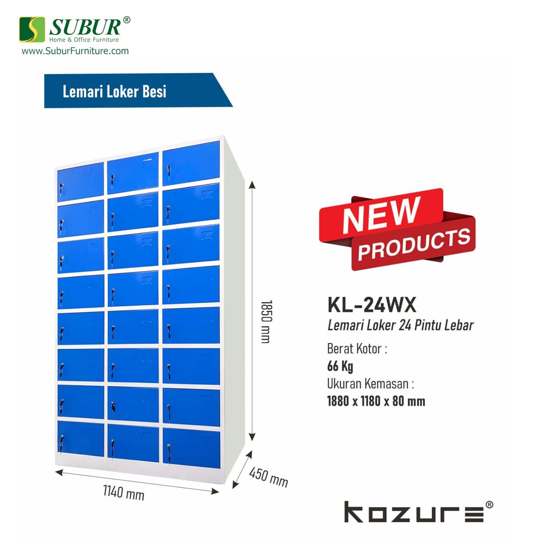 Loker 24 Pintu Kozure tipe KL-24 WX
