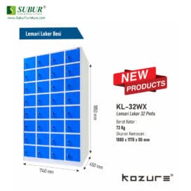 Loker 32 Pintu Kozure tipe KL-32 WX
