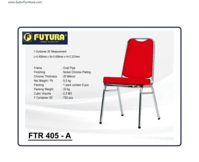 Kursi Susun Futura tipe FTR 405 A