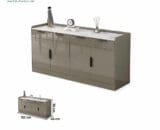 Cradenza Kabinet WLS tipe Dallan Papan Abu-Abu