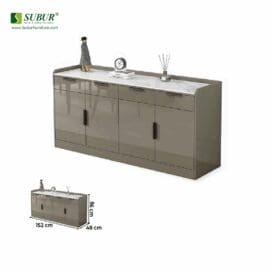 Cradenza Kabinet WLS tipe Dallan Papan Abu-Abu