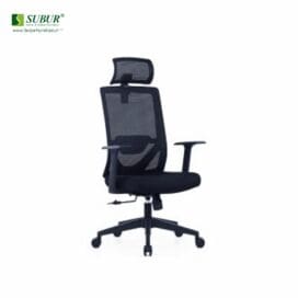 Kursi Kantor Ergosit tipe Victory & Headrest Black