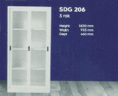 Lemari Arsip Alba Argentum tipe SGD 206