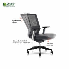 Kursi Kantor Indachi tipe Eleve Mesh II