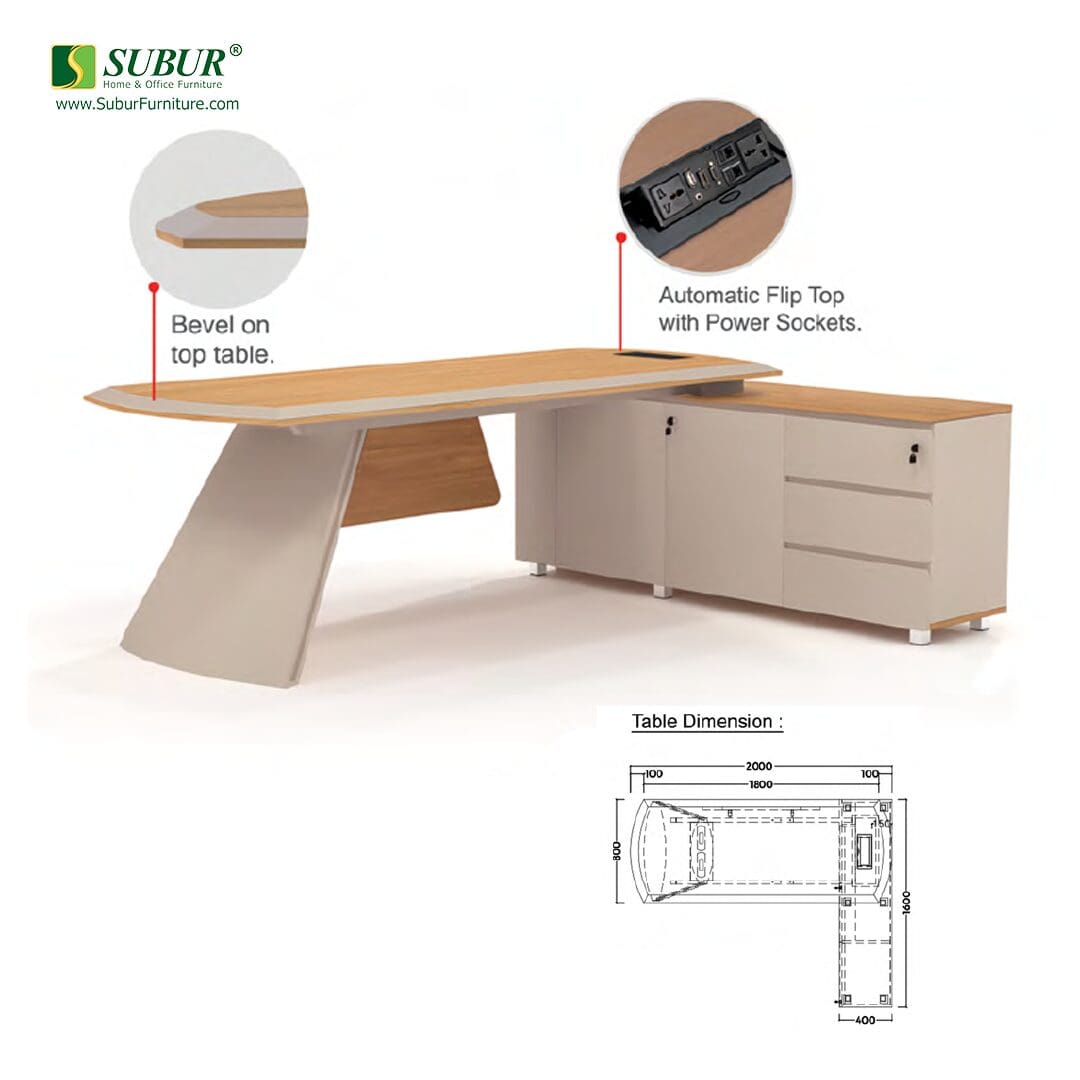 Meja Kantor Donati tipe Tanzha MG