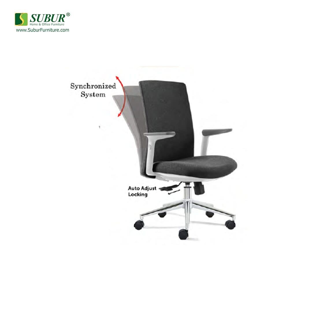 Kursi Kantor Donati tipe Vilgo 1 C W (White)