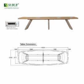 Meja Kantor Donati tipe Tanzha MT 1